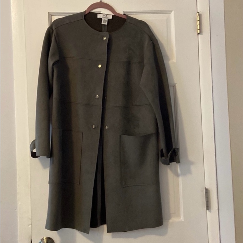 Magaschoni faux leather jacket coat